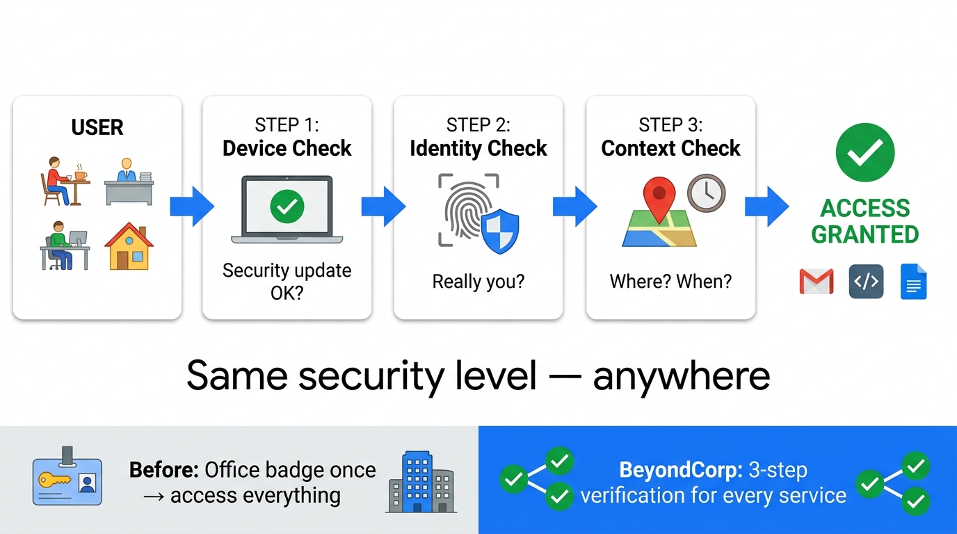 BeyondCorp 인증 흐름