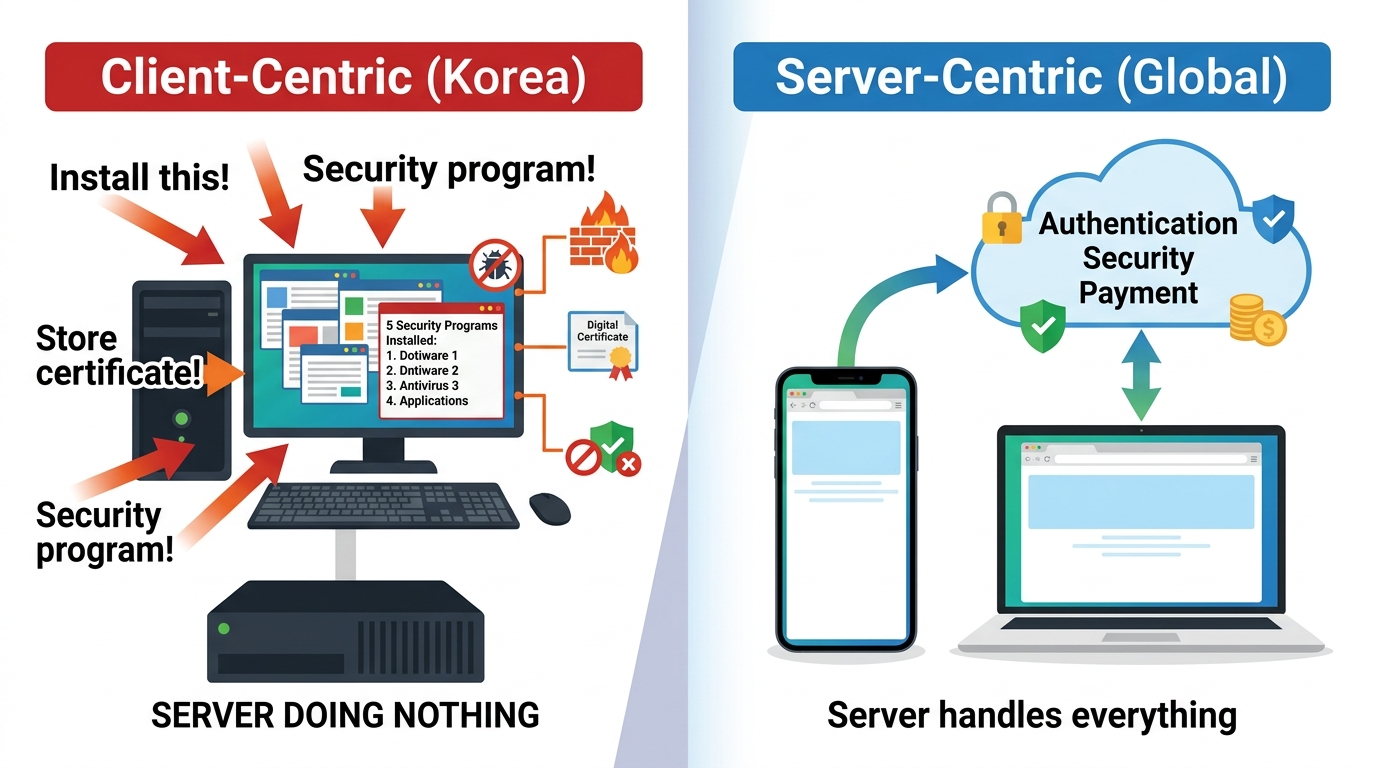 클라이언트 중심 vs 서버 중심 아키텍처