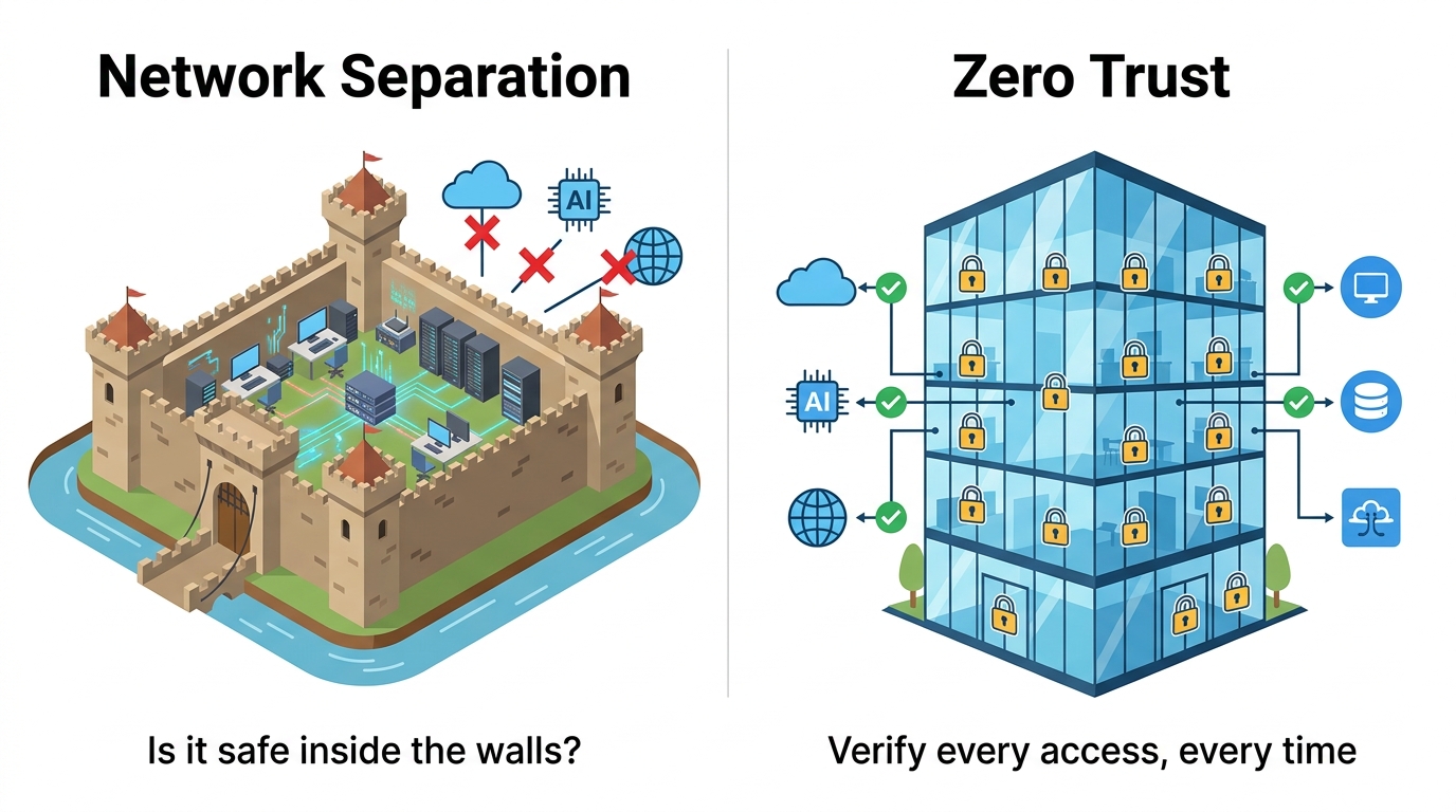 망분리 vs 제로트러스트 비교